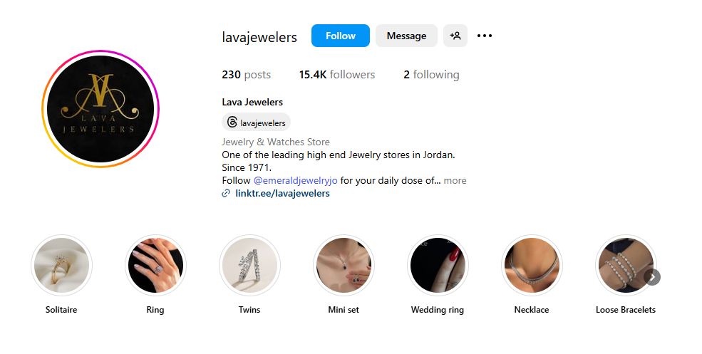 گالری طلا لاوا (Lava Jewelers)