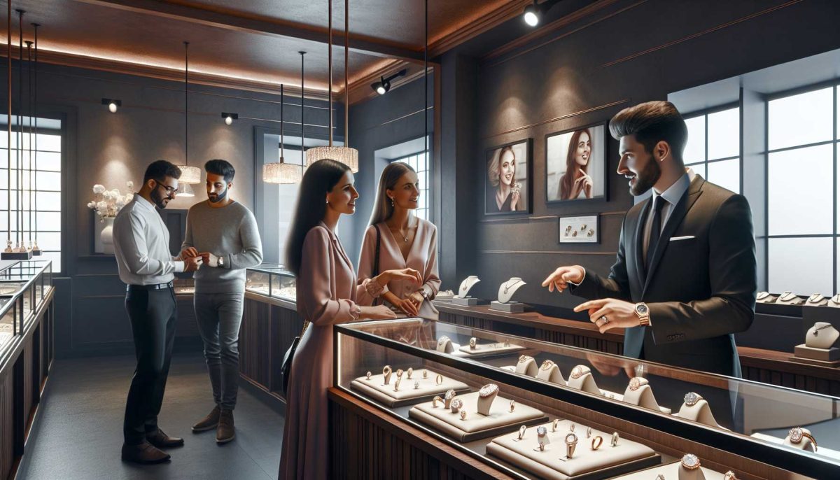 convince doubting customer in the retail shop