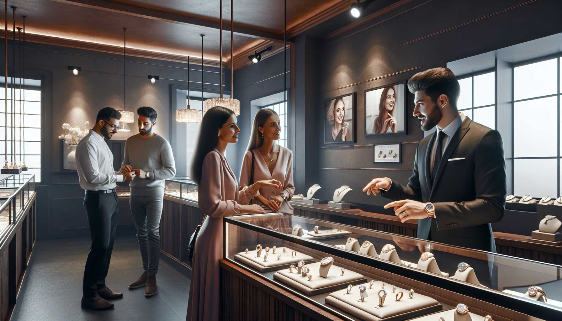 convince doubting customer in the retail shop